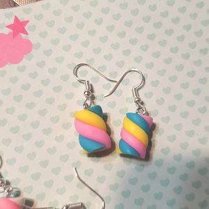 Marshmallow earrings